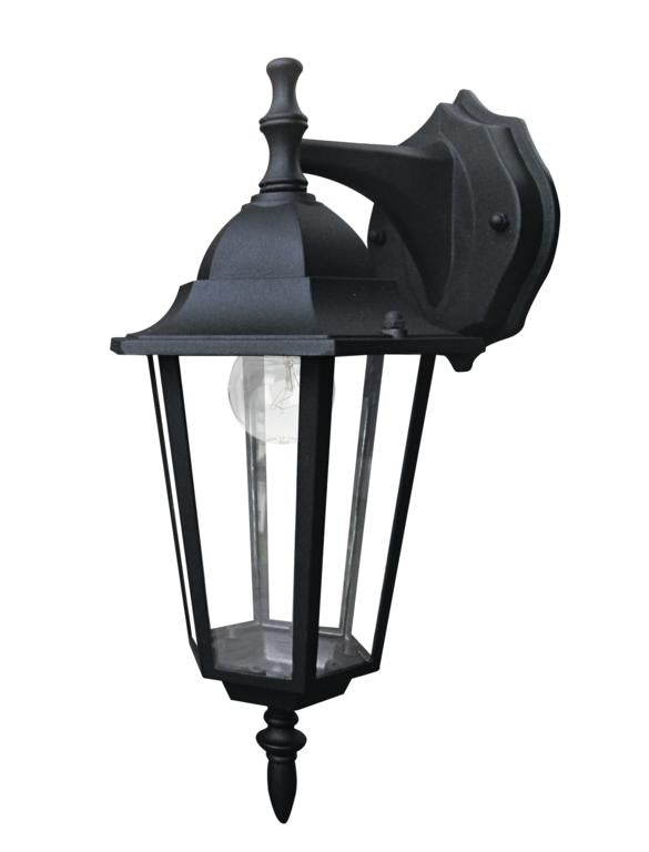 Applique lanterna per esterno IP44 rivolta in basso in alluminio antracite o bianco diffusore vetro lampada 1XE27 non inclusa MILANO Applique lanterna per esterno IP44 rivolta in basso in alluminio antracite o bianco diffusore vetro lampada 1XE27 non inclusa MILANO